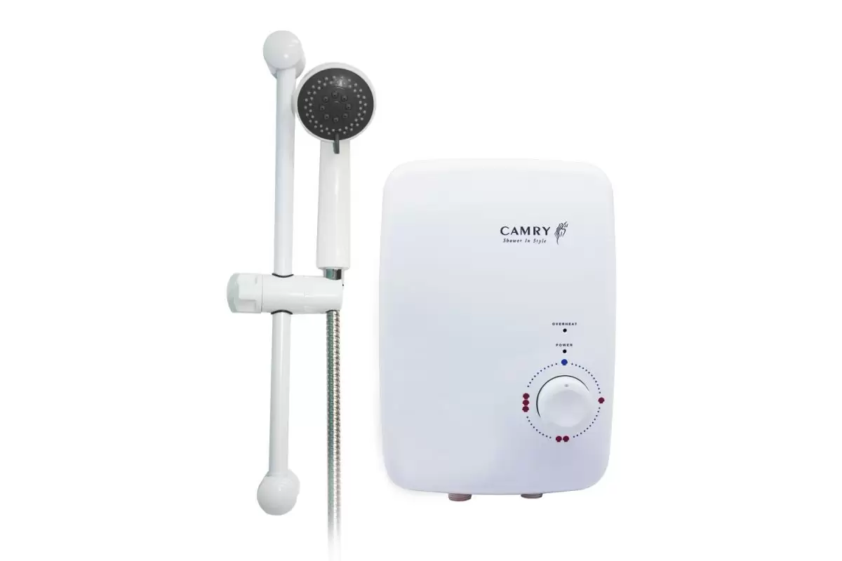 Legend Instant Water Heater With Rain Shower Set (Gun Metal) Champs