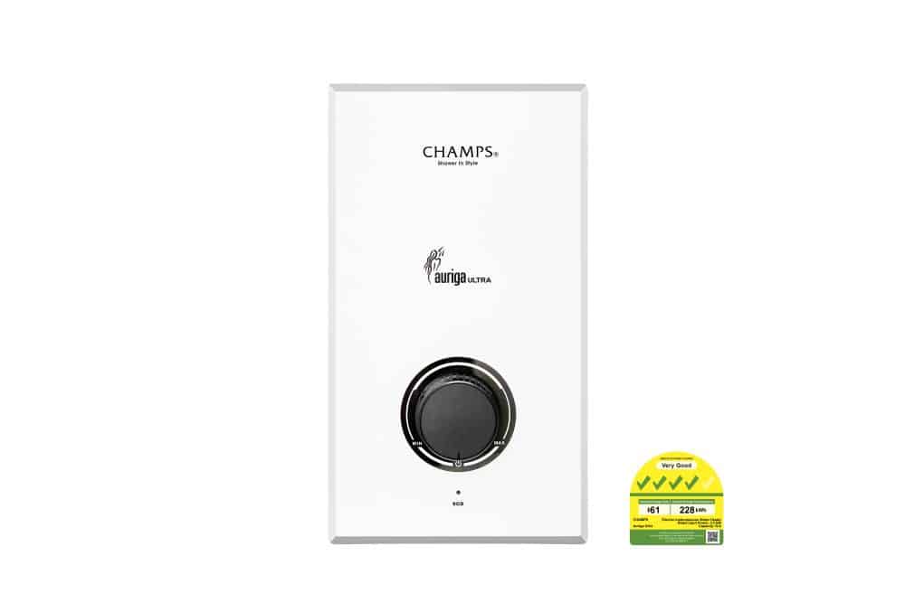Auriga Ultra Instant Water Heater With Rain Shower Set